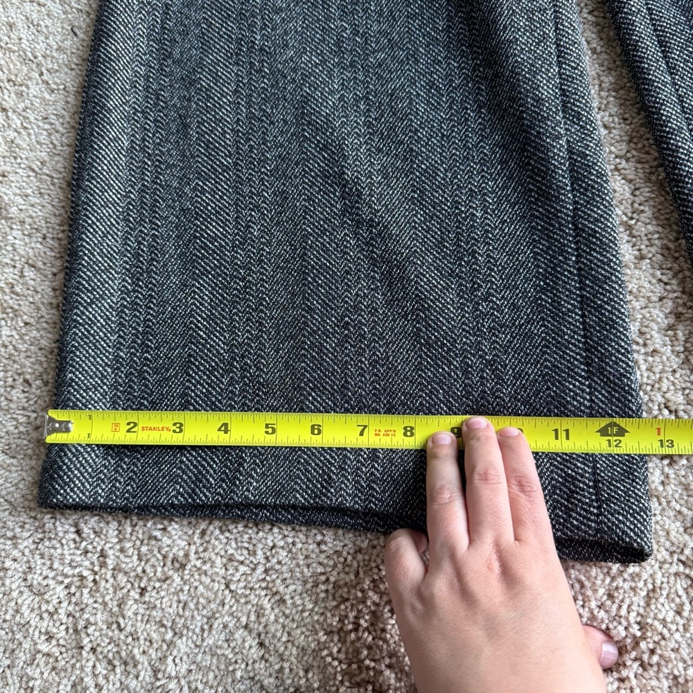 Studio M Women’s Charcoal Wide-Leg Size 10 Dress Pants Gray Office Career - Picture 4 of 6